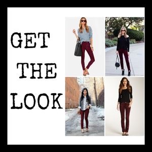 Hot Kiss Burgundy Corduroy Pants